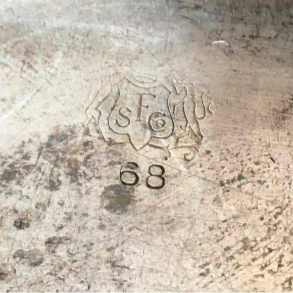 Sheffield Silent Butler Etched Dragon & Wood Handle #68, Vintage Silver Plate - Picture 5 of 5